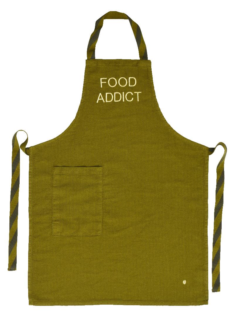 child apron linen and cotton marcel lichen food